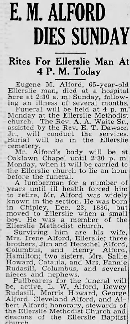 Obituary for E M ALORD (Aged 65) - 