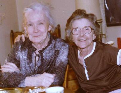 Anna Mary Vogel and sister, Lula Emma Alford