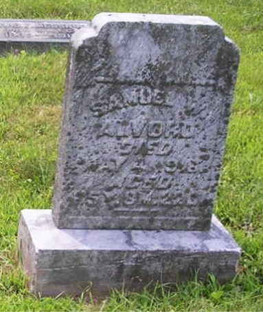 Samuel Alvord - Grave Marker