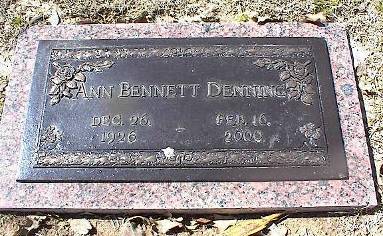 DENNING_Ann_Bennett_1926-2000