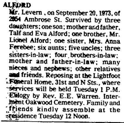 Norma Alford Obituary